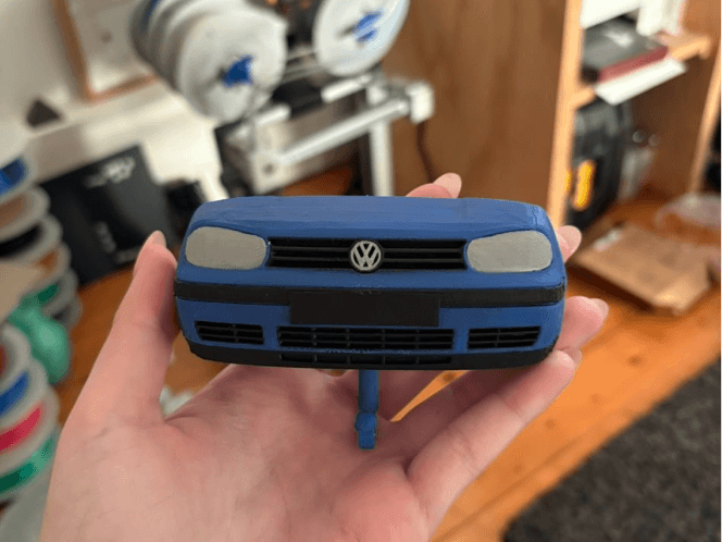 VW Golf 4 bumper keyholder multi coloured
