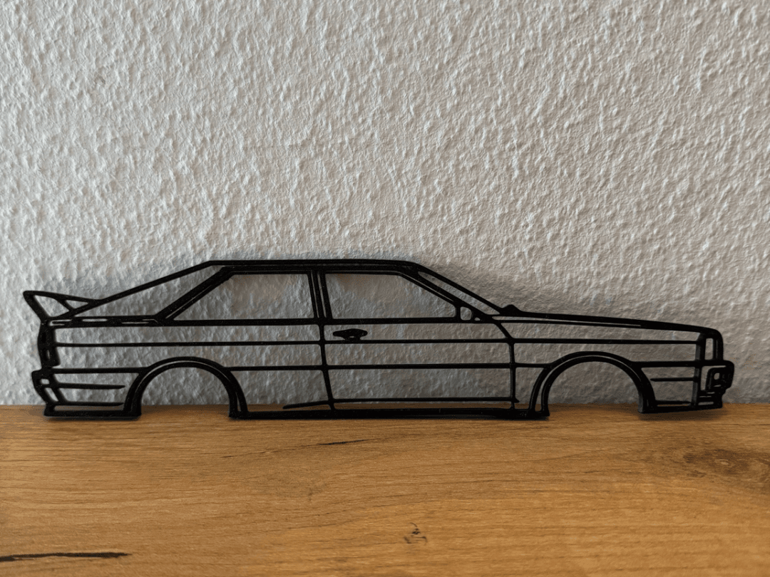 Audi Quattro 1984 Silhouette / One Line art