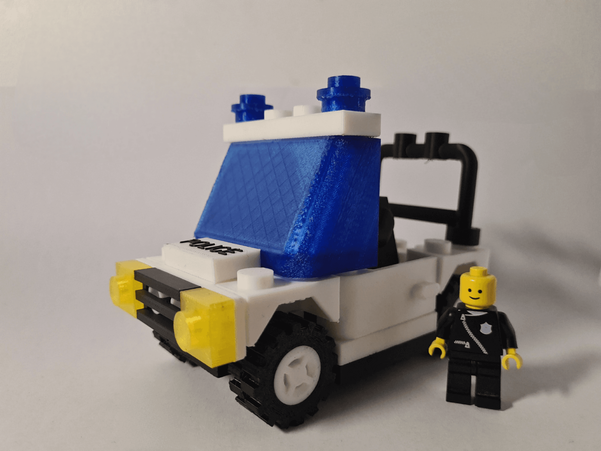 Brick Police Car 80'S - 6501- NO AMS