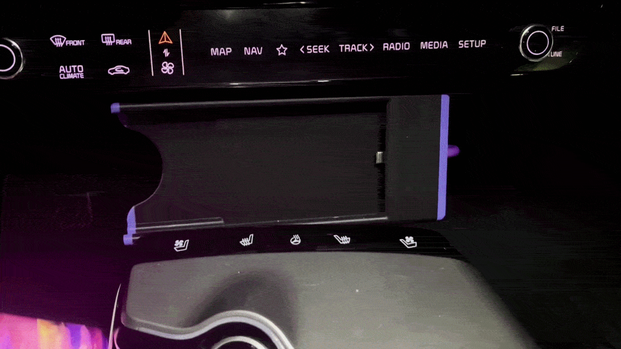 EV6 iPhone mount