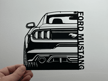 Mustang shelby - decorazione da parete