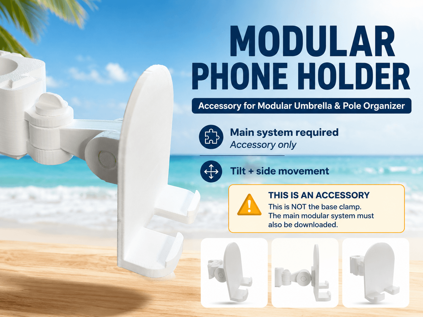 Modular Phone Holders – Tilt & Side Move
