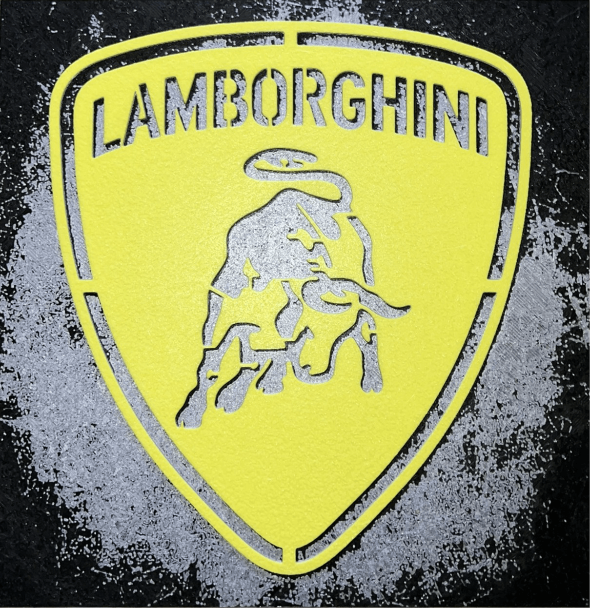Lamborghini Logo Hueforge