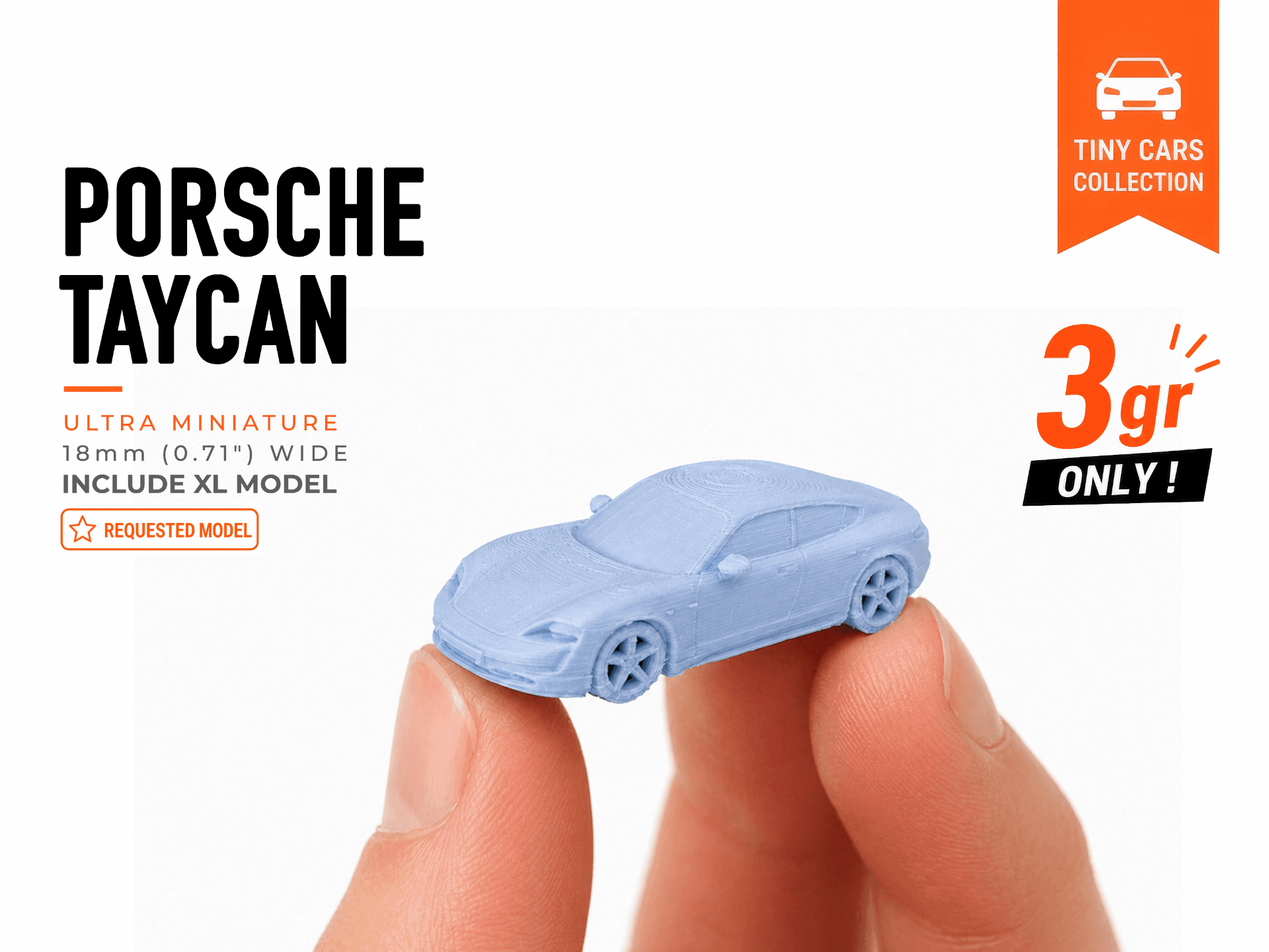 Tiny Porsche Taycan - Mini Cars Series