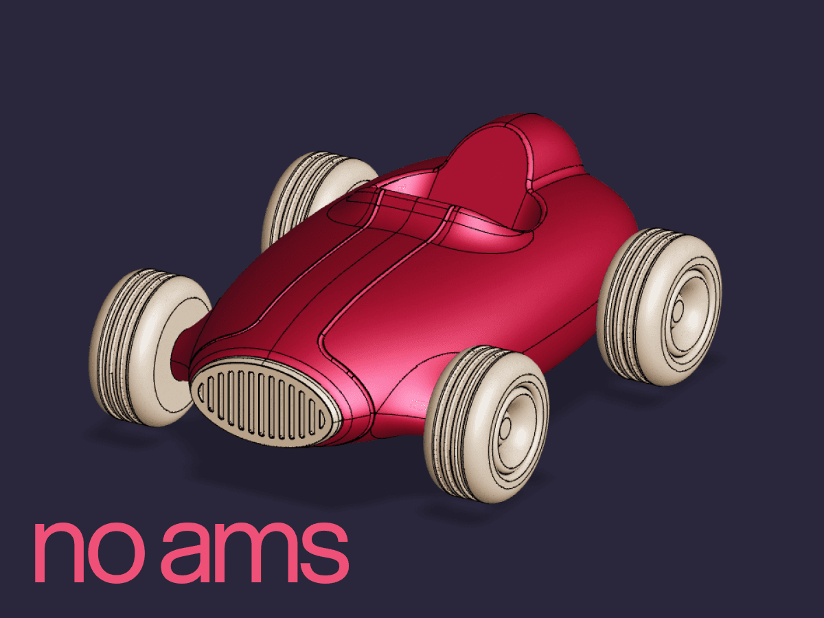 Retro Racer Toy Car
