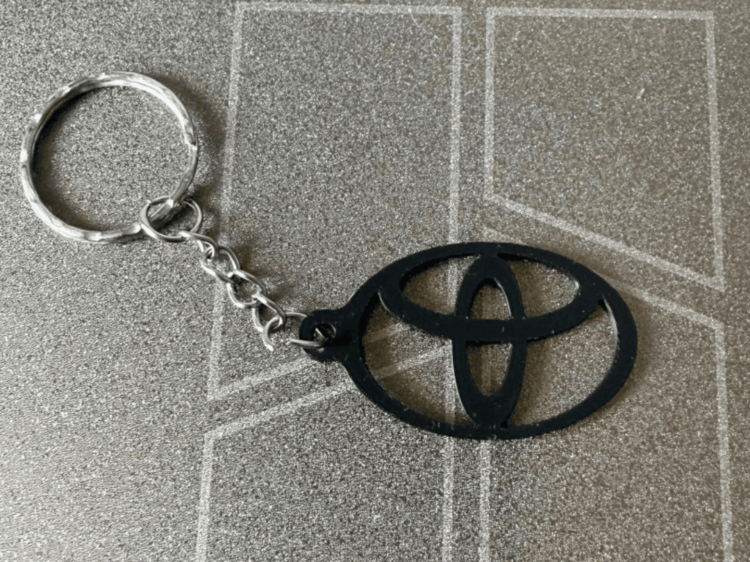 Toyota Logo Keychain - Quick & Easy Print