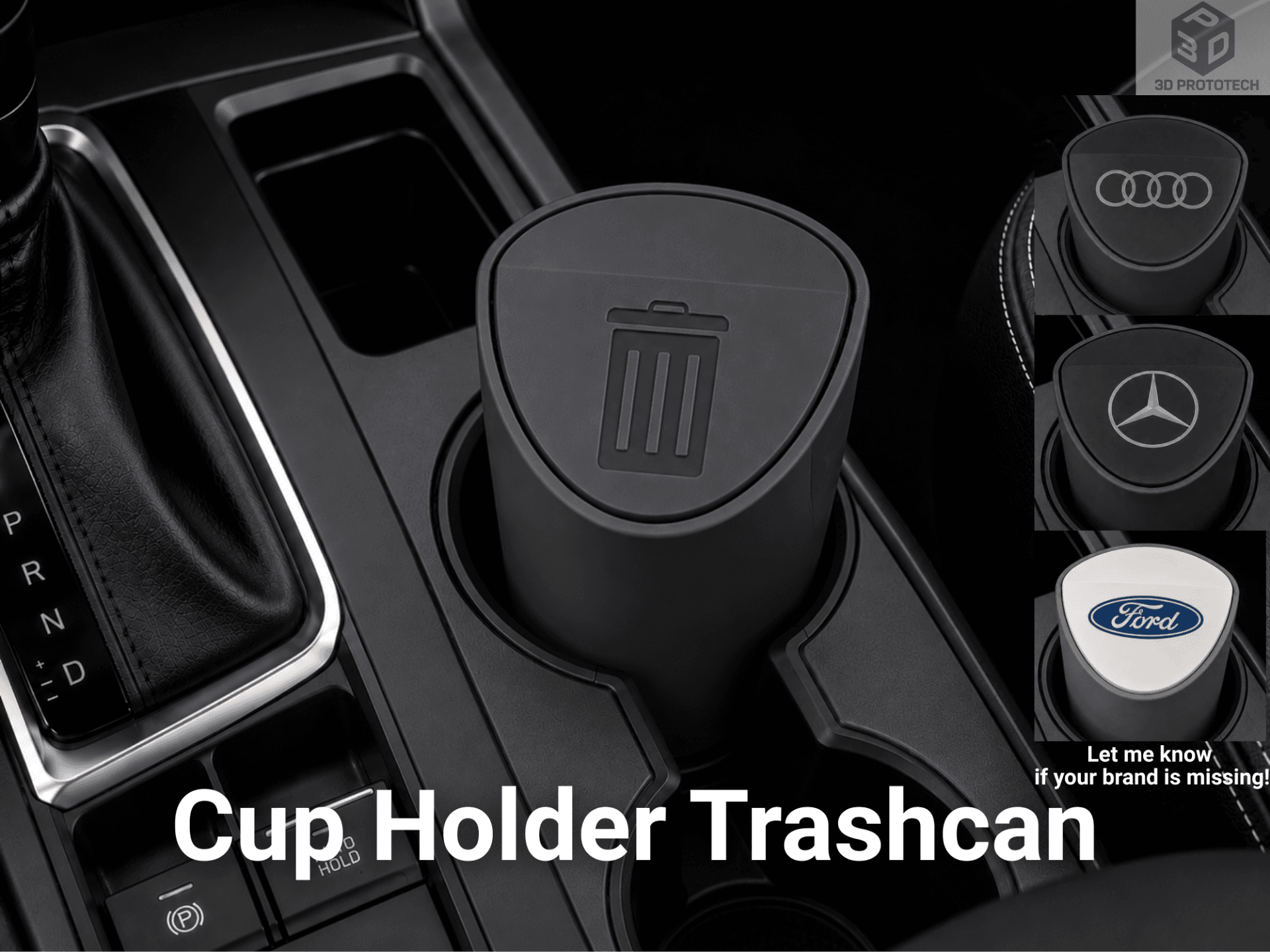 Cup Holder Trashcan