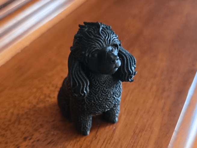 Miniatura Barboncino Seduto - Easy Support Removal