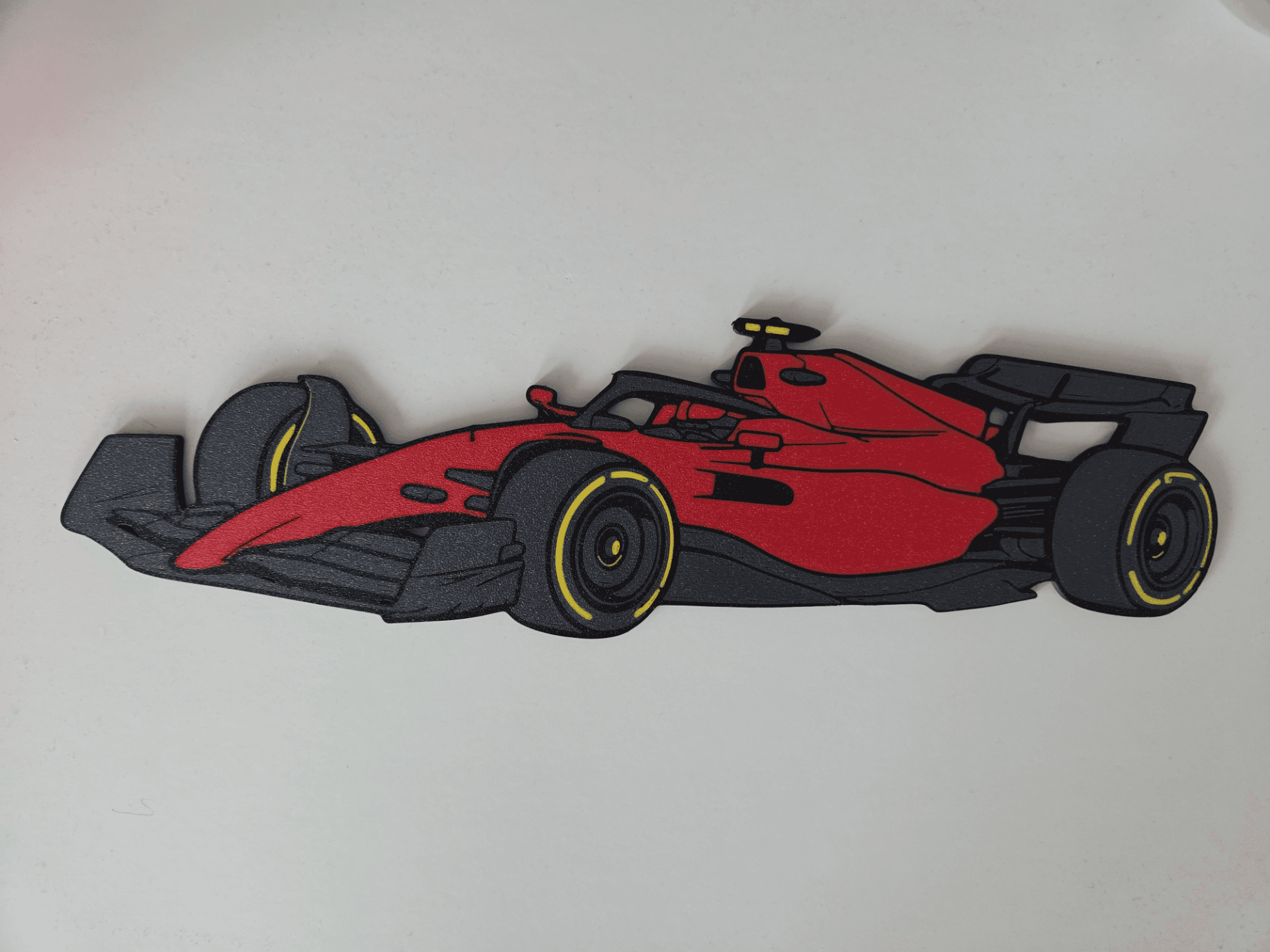 Formula 1 Car Wall Art Multicolor F1