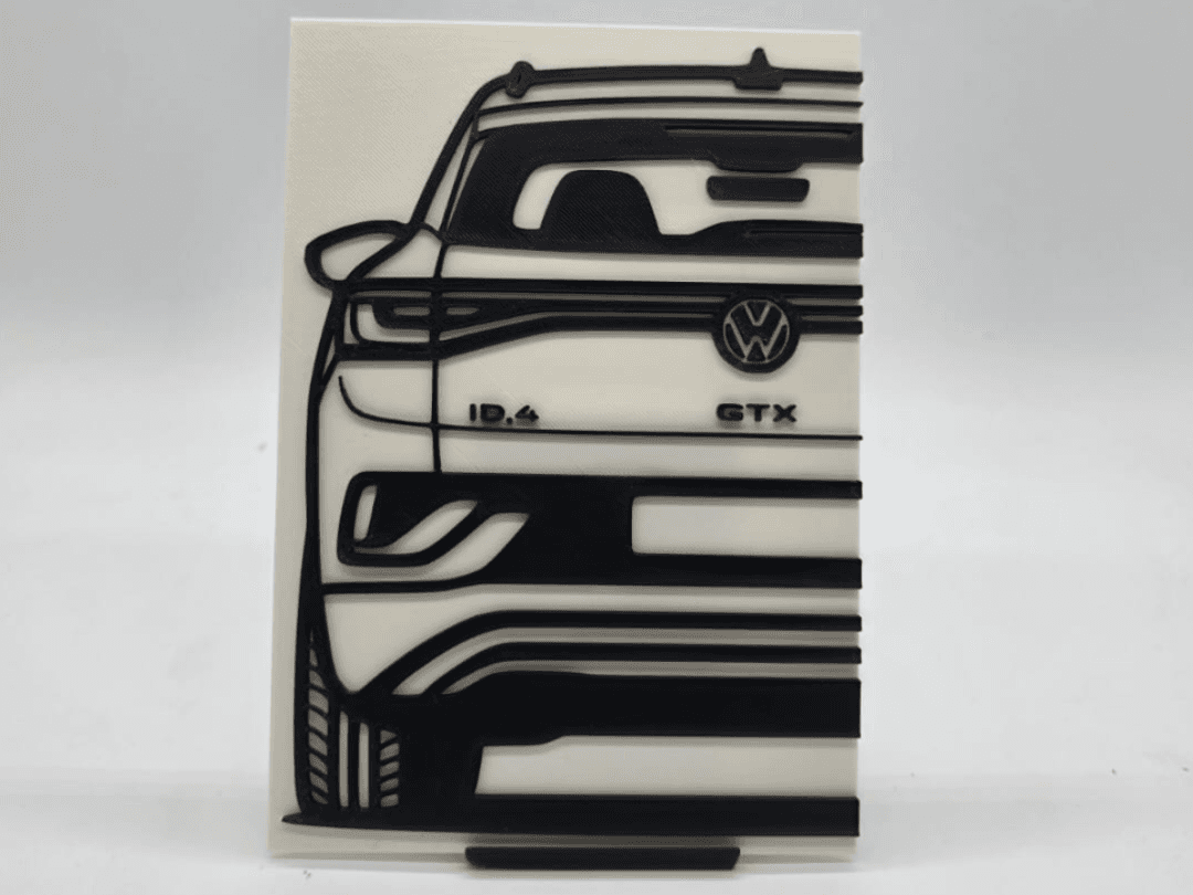 2D Wall Art VW ID4 GTX