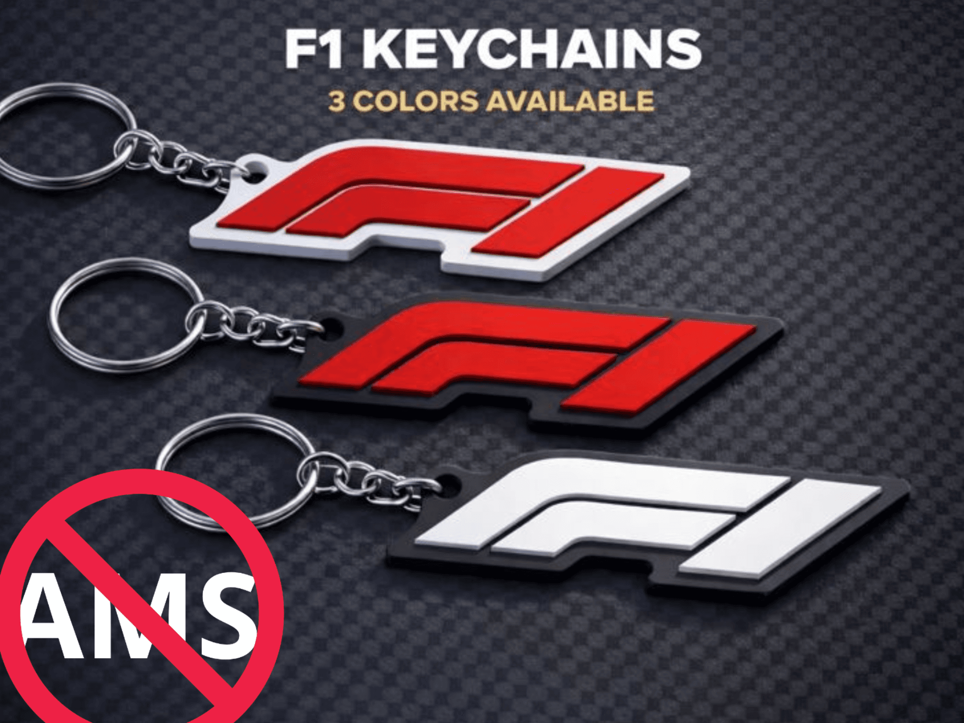 Formula 1 Keychain - Without AMS