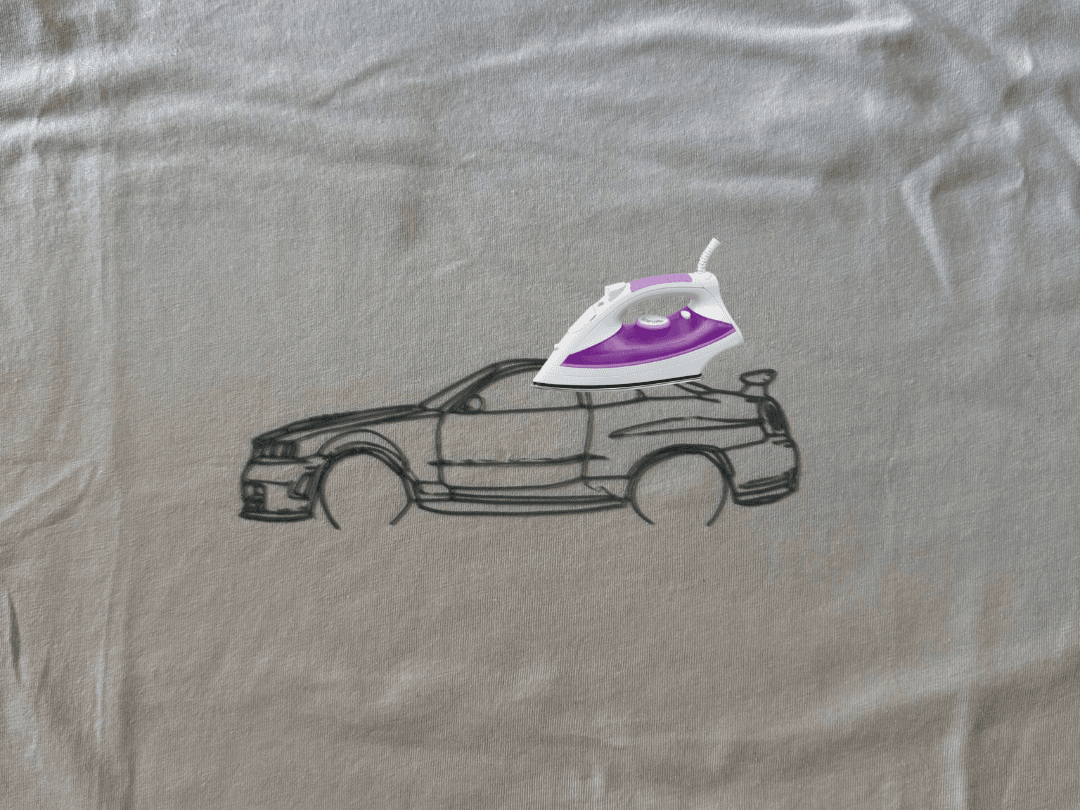 3D-Printed TPU Nissan GTR R34 Iron-On Transfer