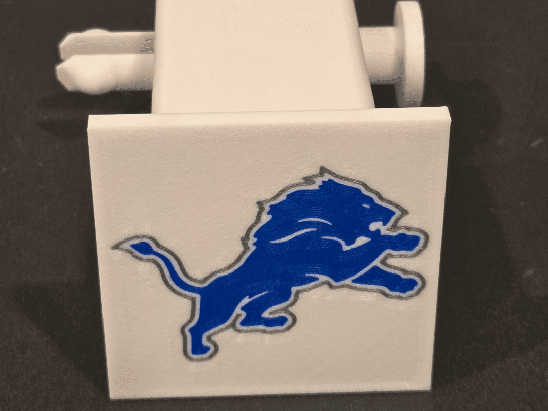 Detroit Lions 2" hitch cover