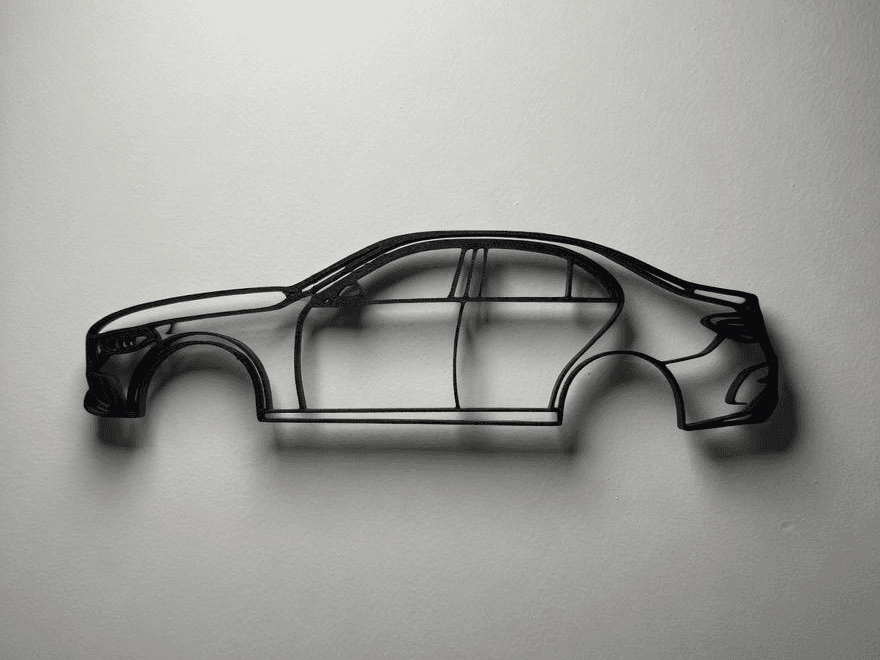 Mural Art Mercedes C class W206 AMG LINE