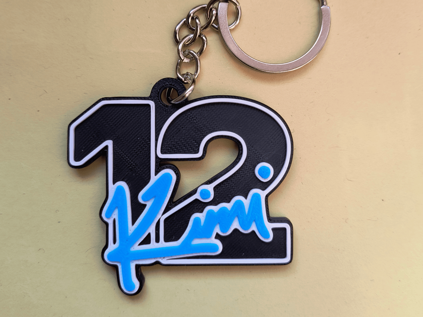 Kimi Antonelli 12 keychain V2 3 colors, no AMS