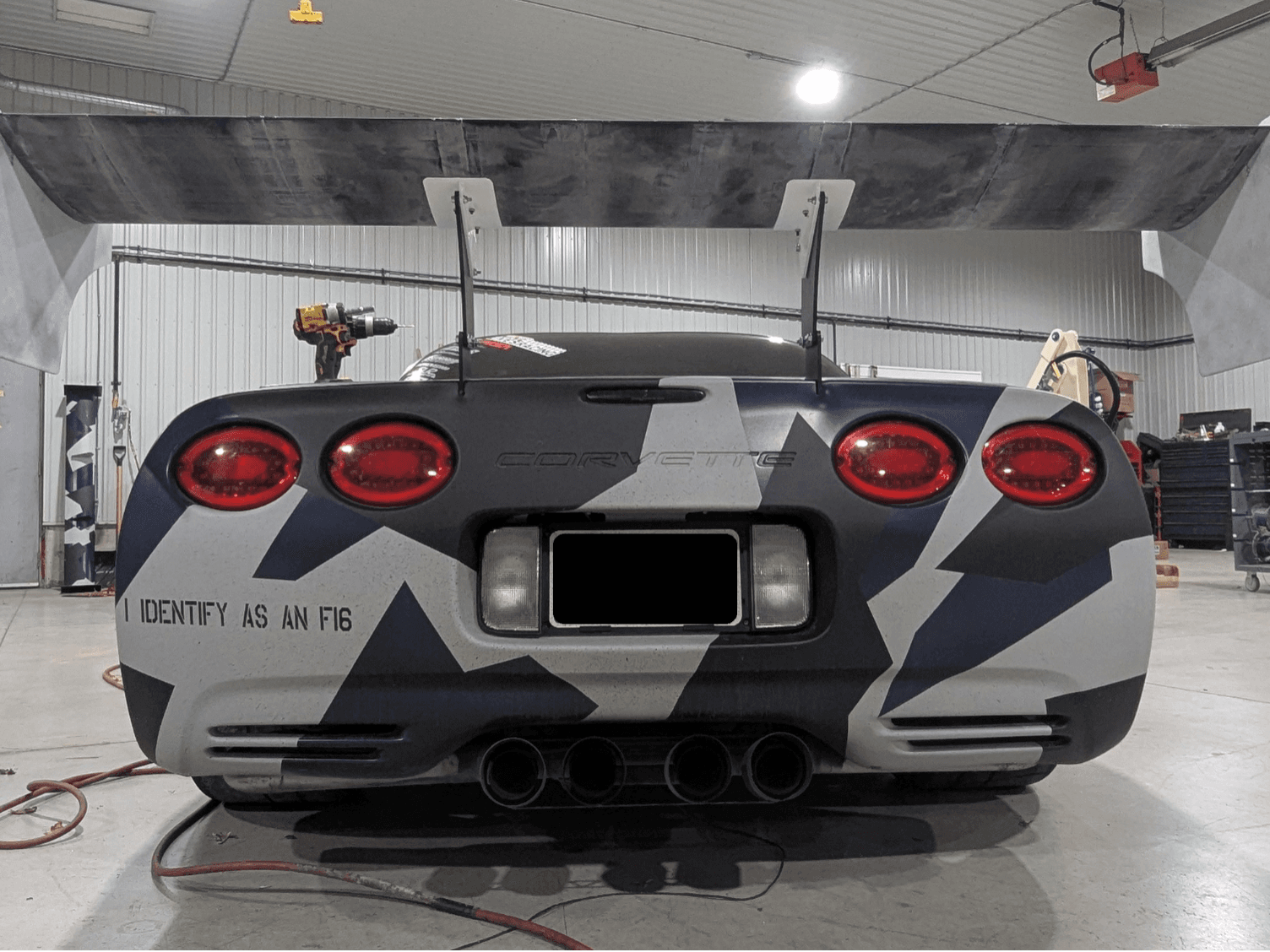 Dual element racing wing