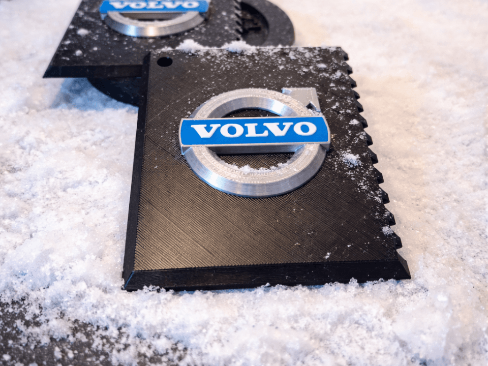 Volvo Logo Icescraper snowscraper  car windshield 