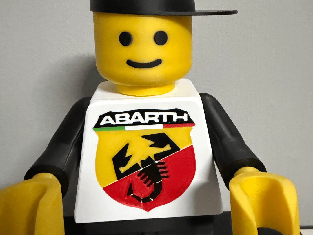 Fiat Abarth Brickman 20cm Figur