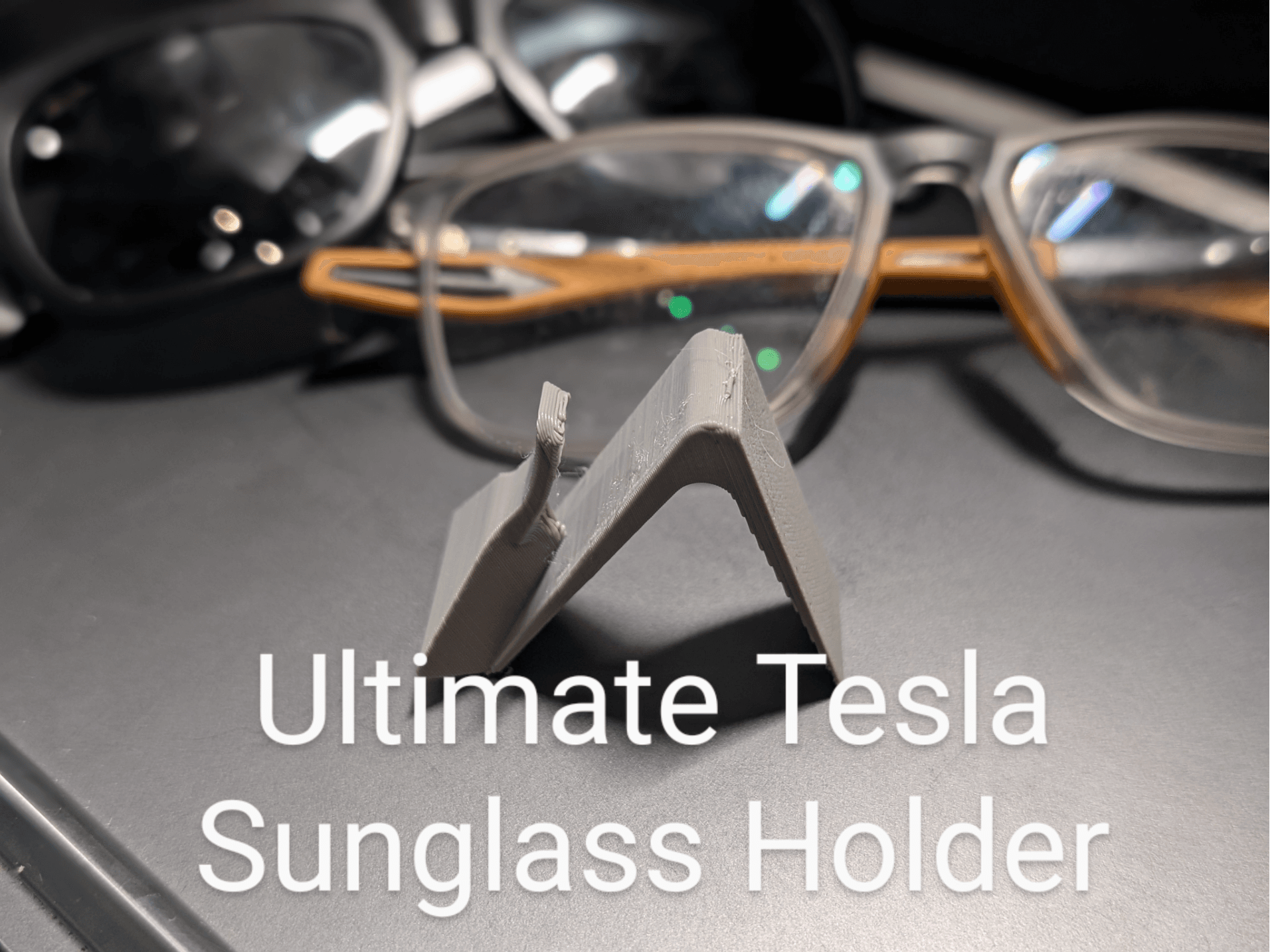 Ultimate Tesla Sunglasses and Glasses Holder