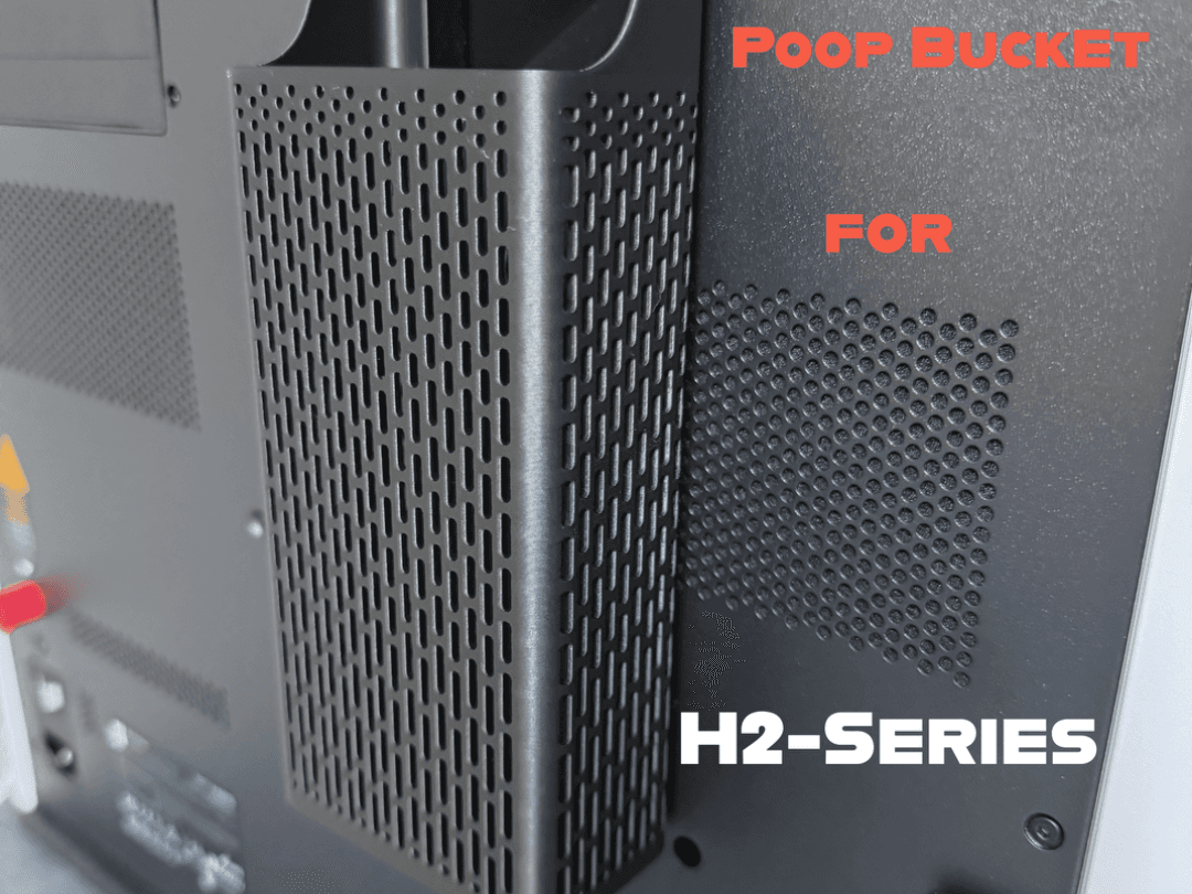Poop Bucket | Snap-On for H2-Series (H2S/H2D/H2C)