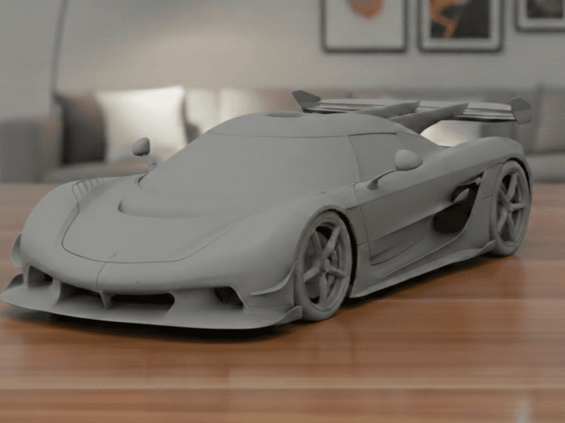Koenigsegg Jesko Attack Model