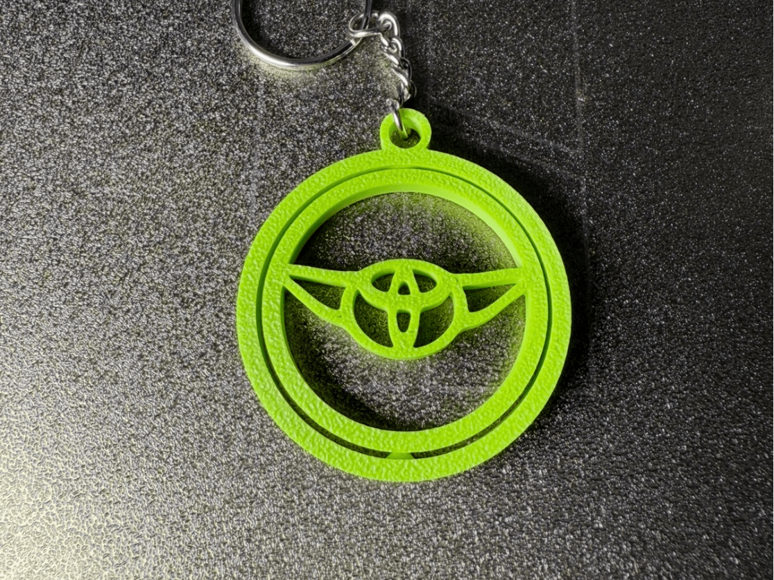 Toyoda Spinning Keychain