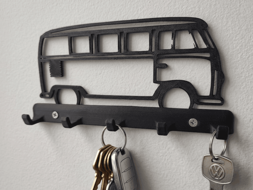 VW Bulli Schlüsselbrett (2-teilig)
