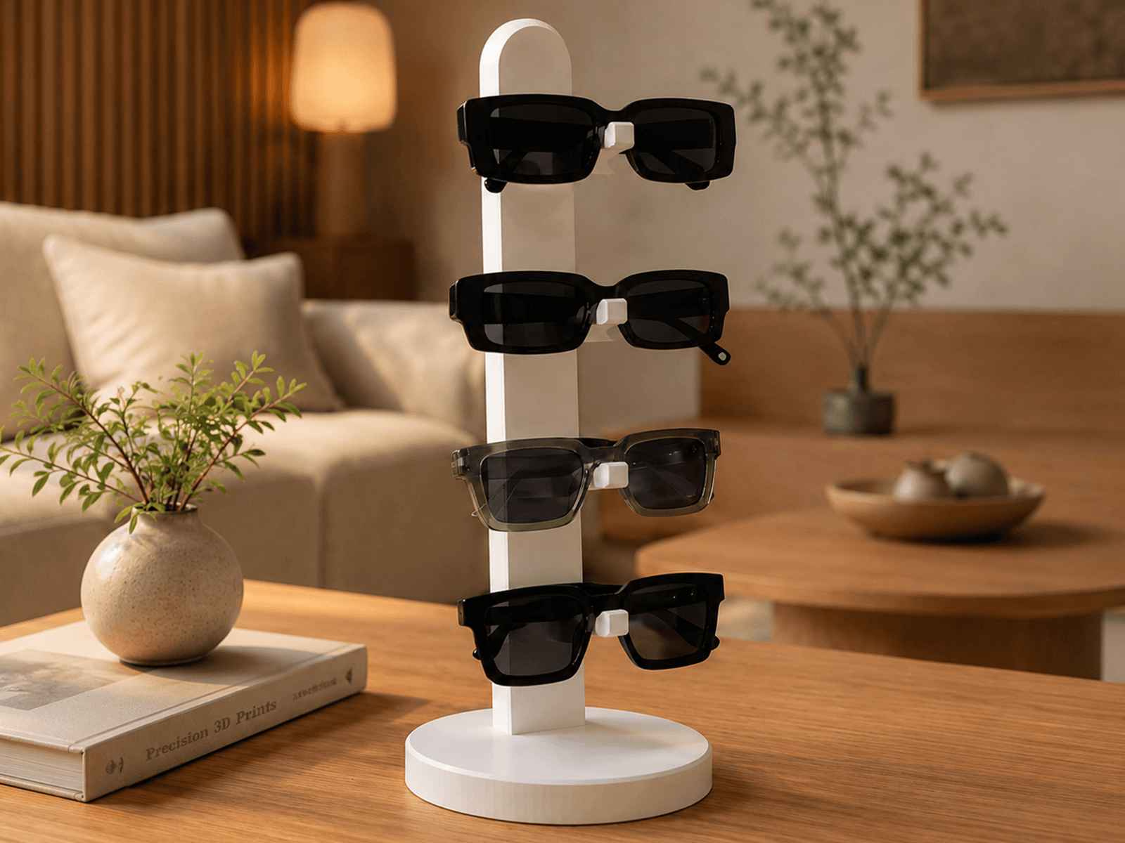 Moderner Brillenhalter