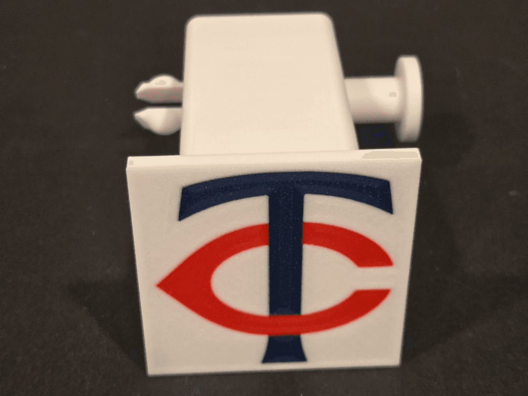 Minnesota Twins 2" trailer hitch cover