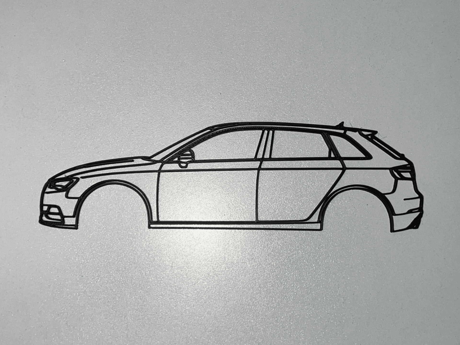 Audi A3 Line Art