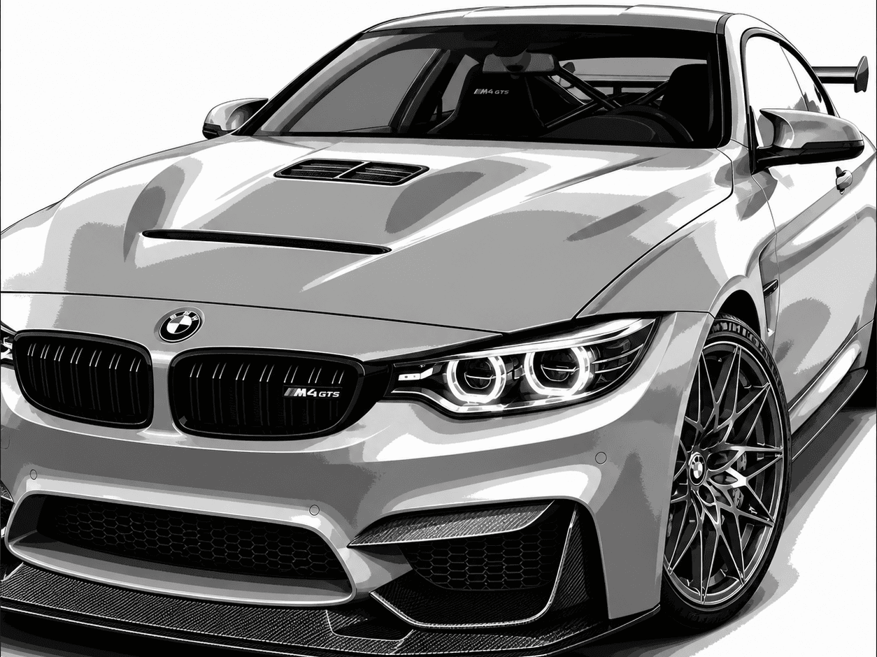 BMW M4 GTS HueForge