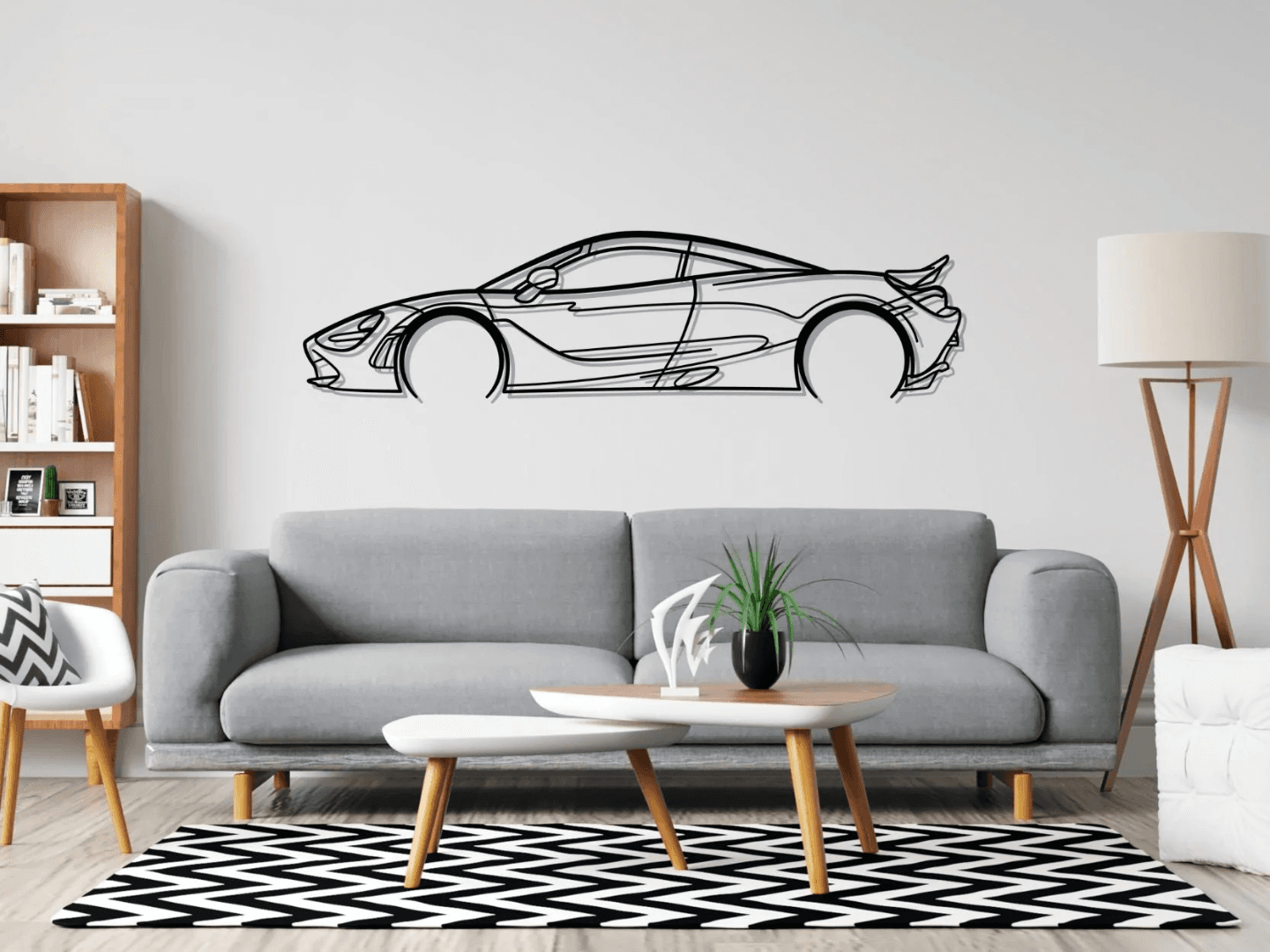 720s Detailed Silhouette