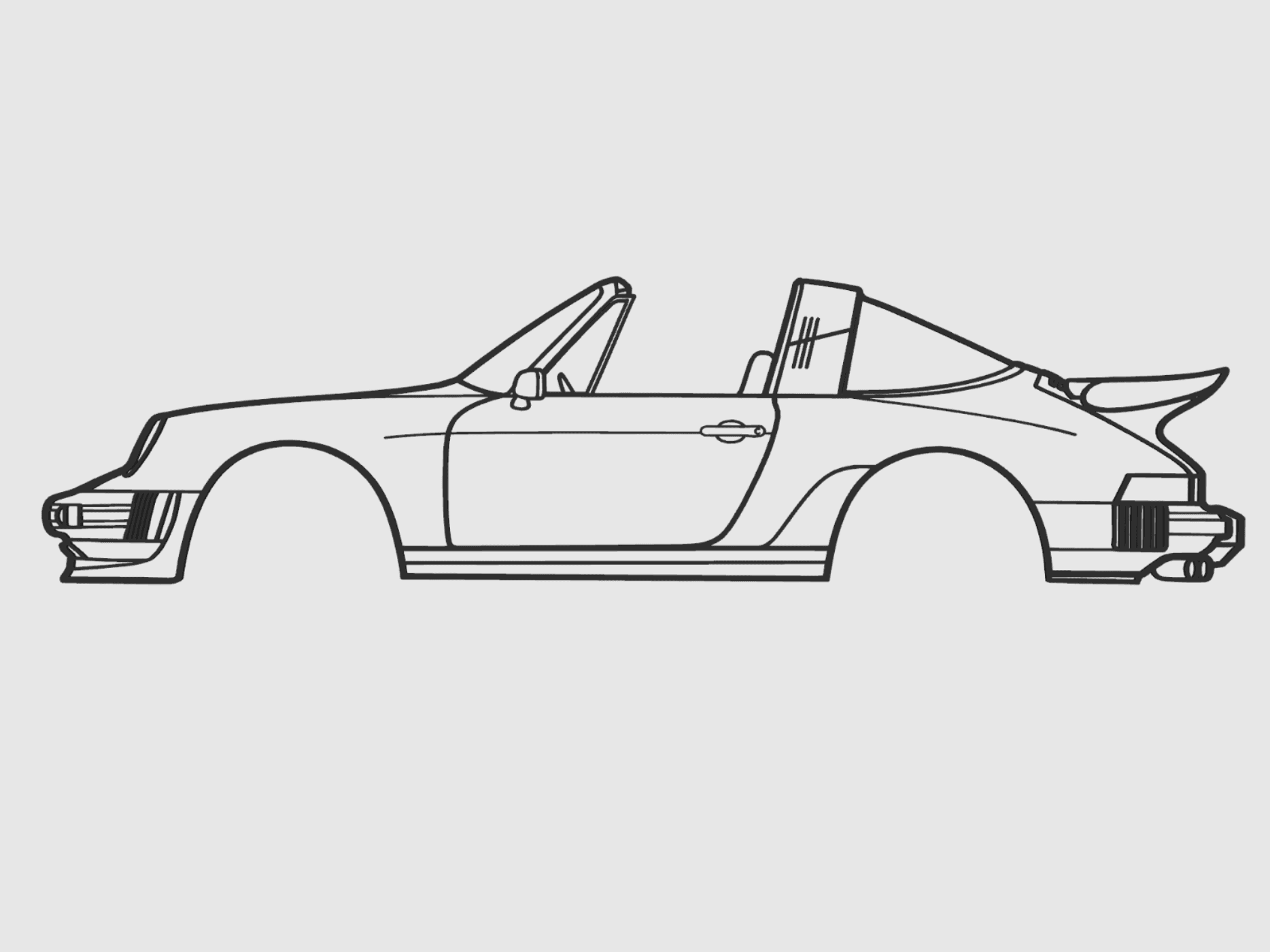 1987 Porsche 911 Targa Silhouette