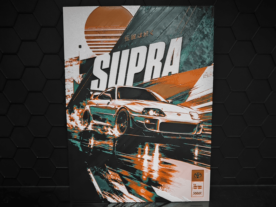 Cuadro Hueforge Toyota Supra MK4 Drift
