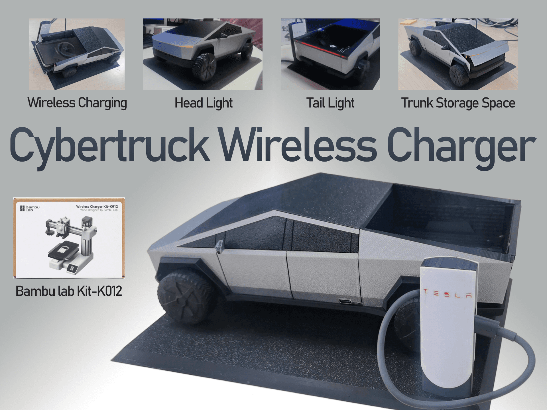 Cybertruck wireless charger