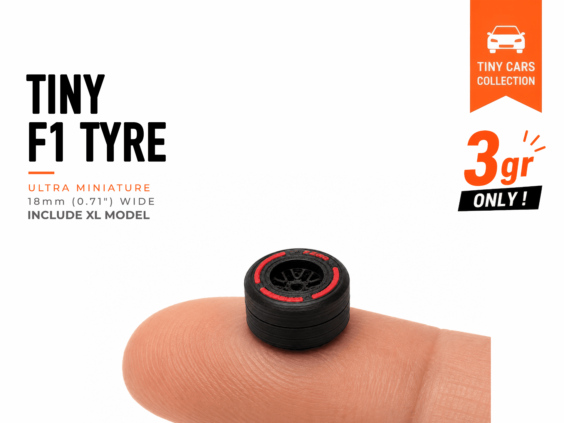 Tiny F1 Tyre - Mini Cars Series