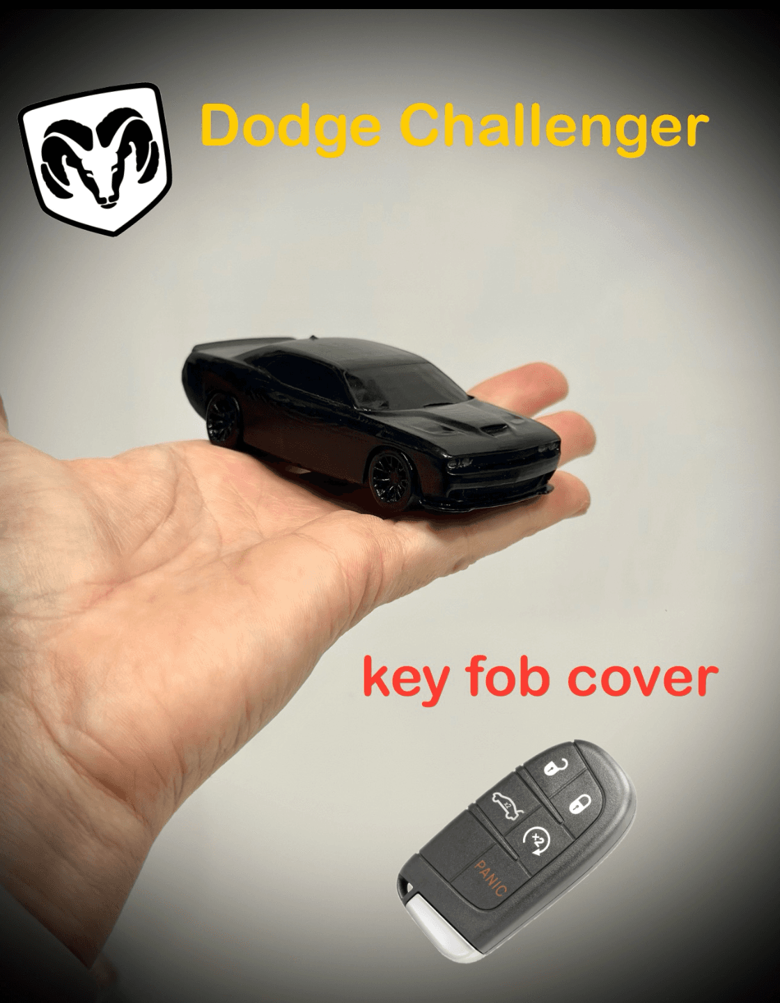Dodge Challenger car key cover case