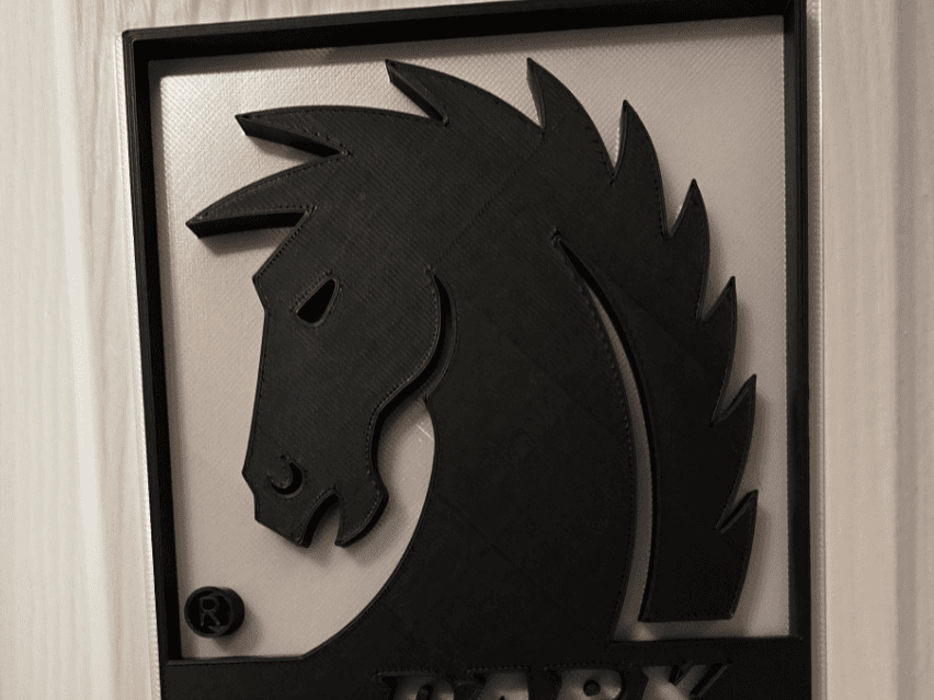 Dark Horse Logo 3D 