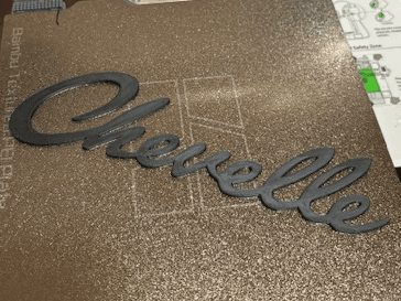 Chevy Chevelle Emblem 1968