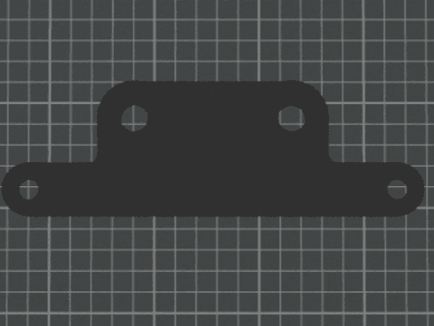 Jeep License plate bracket 