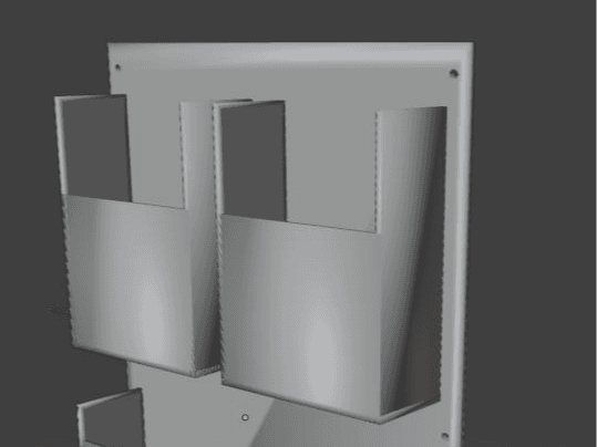 Compact Utility Organizer for Camper WC Area