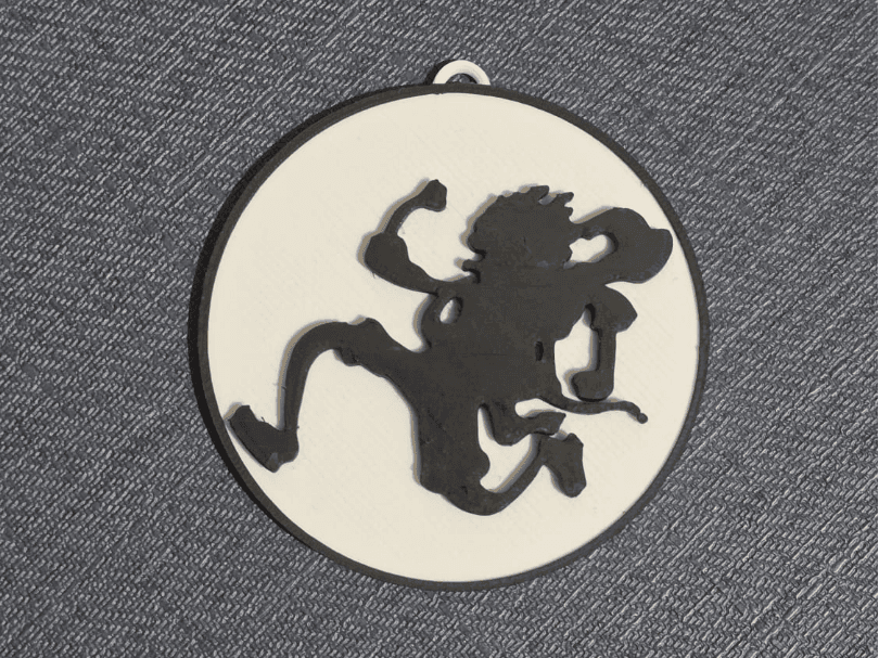 Portachiavi Flat Luffy Gear 5 – One Piece