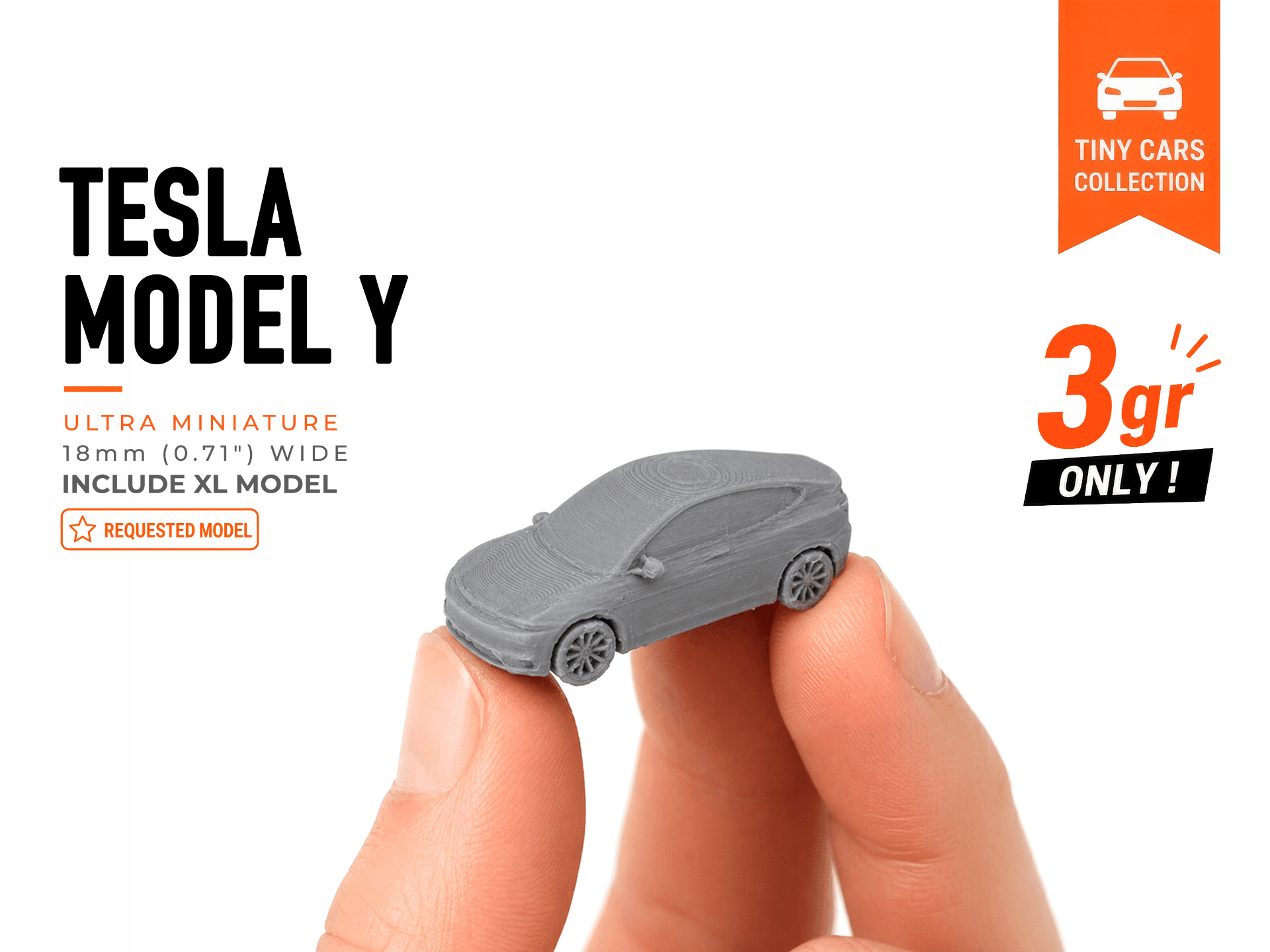 Tiny Tesla Model Y - Mini Cars Series