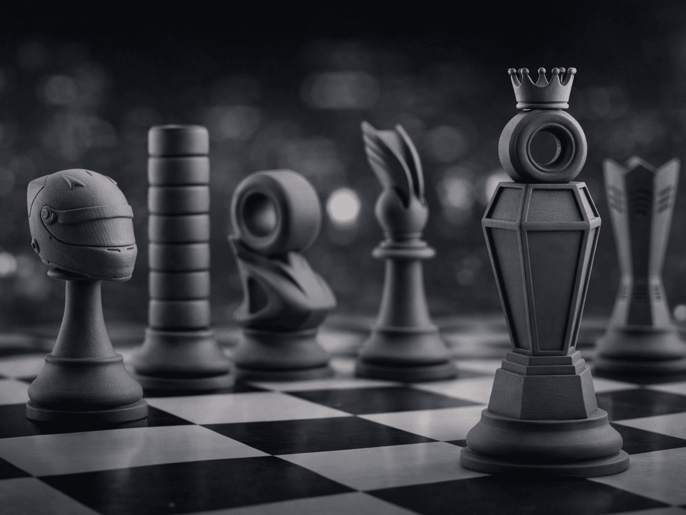 Chess F1 – Formula 1 / Motorsport-Themed Chess Set