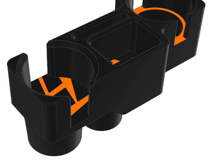 Renault Clio 4 - Center Console Cup Holder