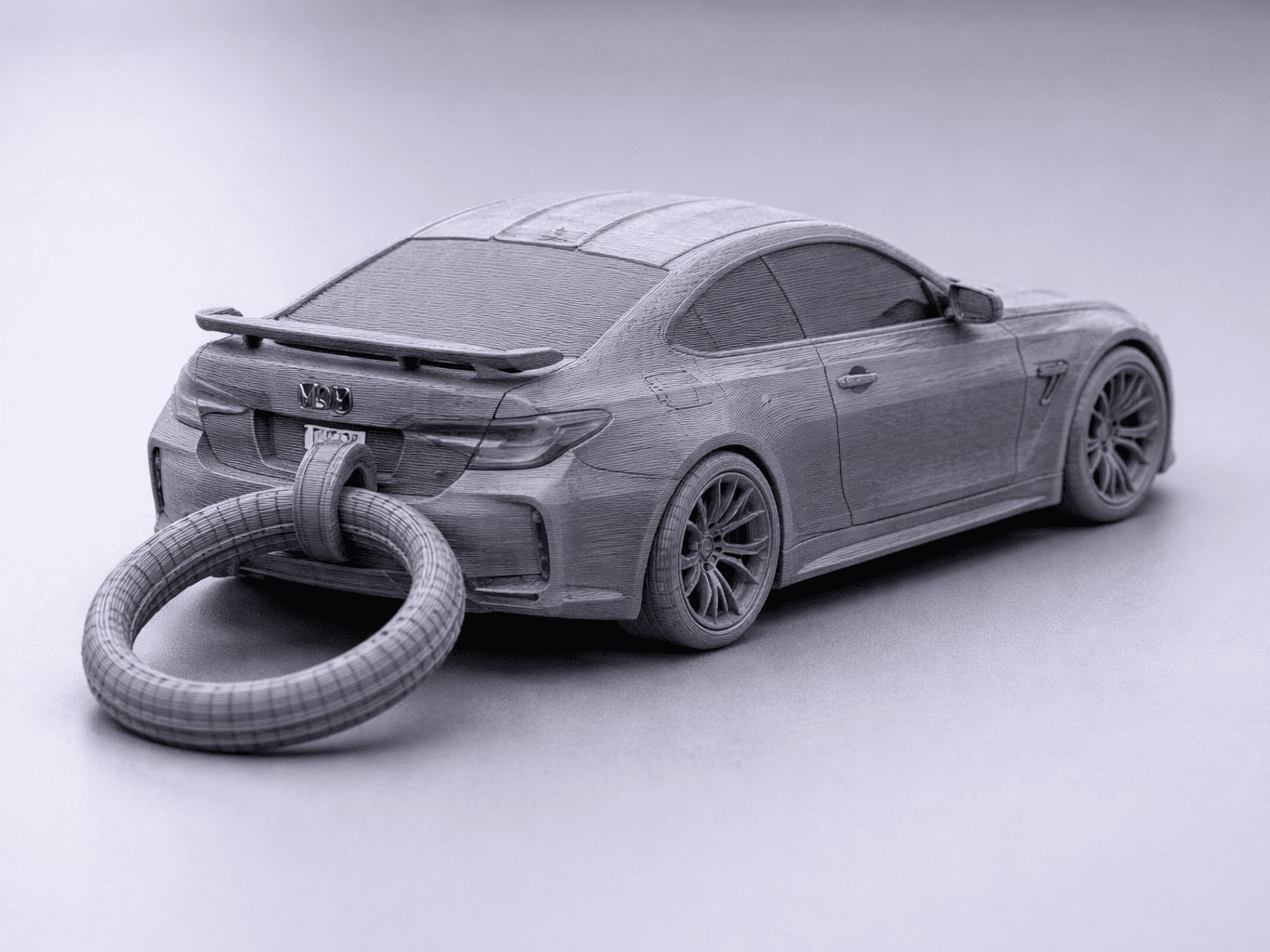 BMW M4 Keychain Singelcolor