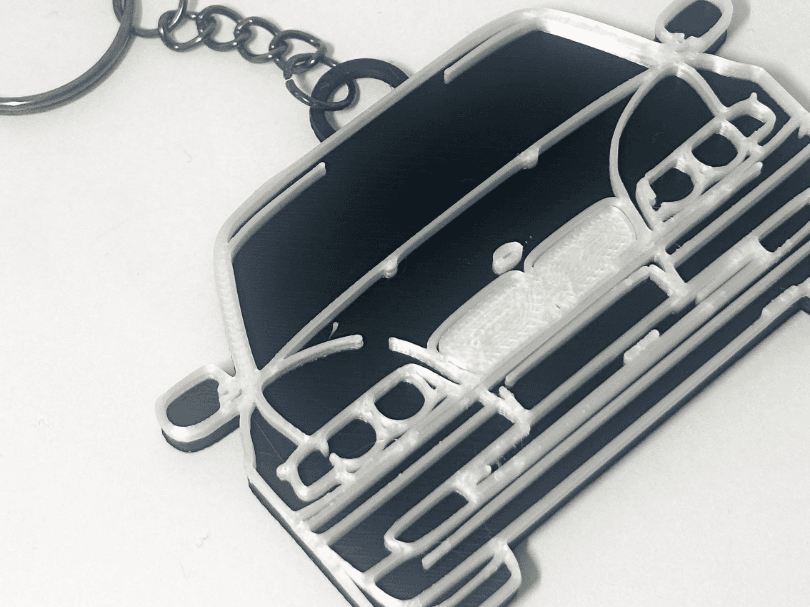 BMW E38 keychain