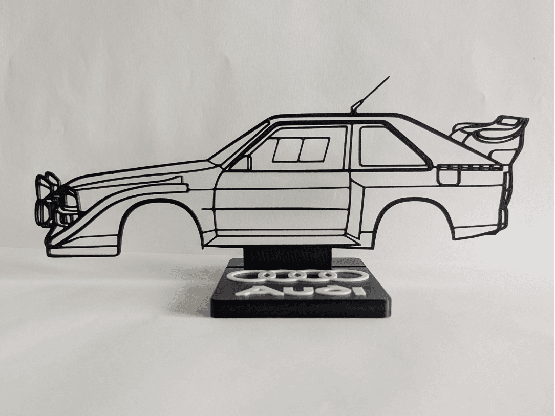 Audi Sport Quattro S1 silhouette