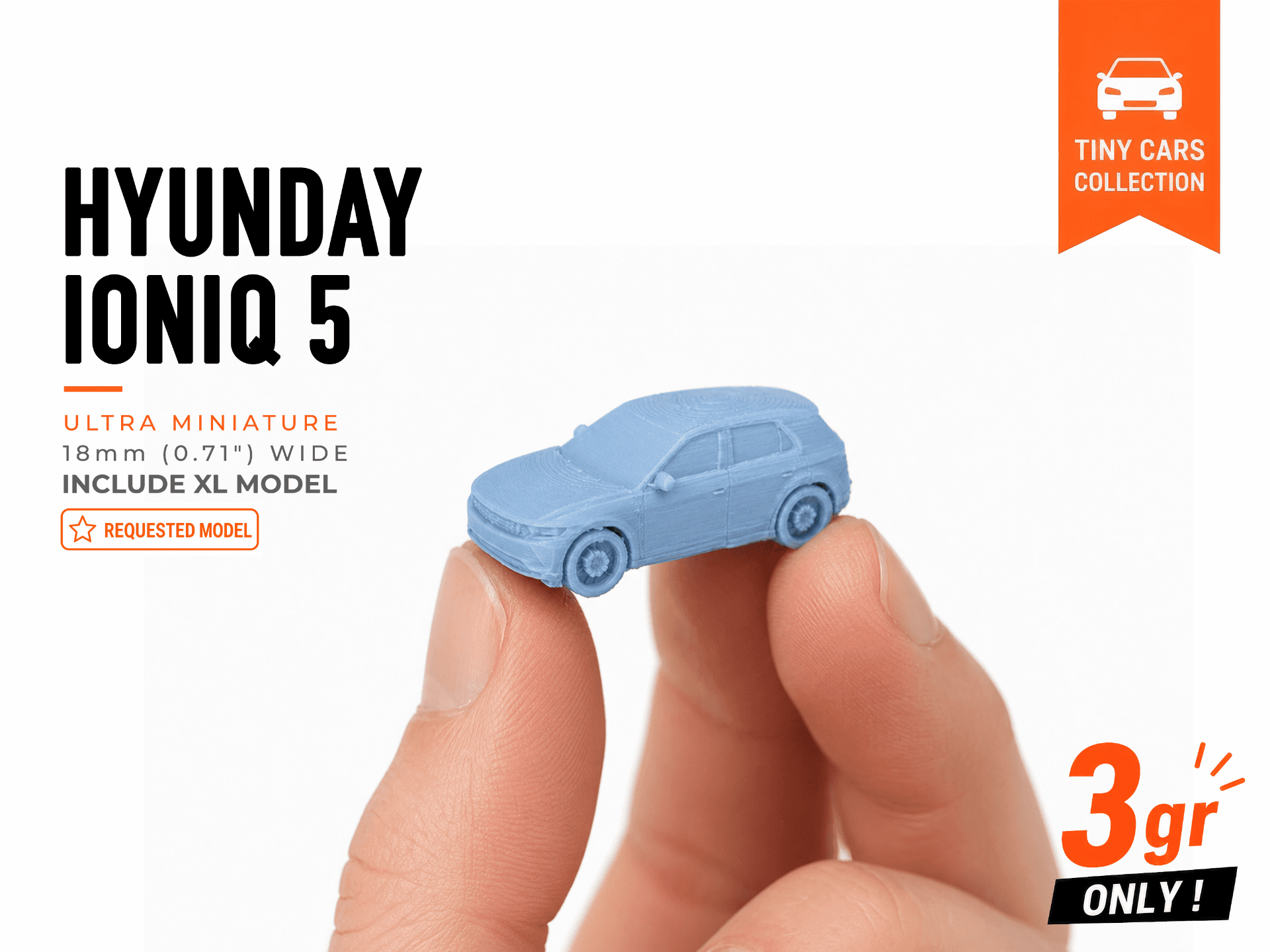Tiny Hyunday IONIQ 5 - Mini Cars Series