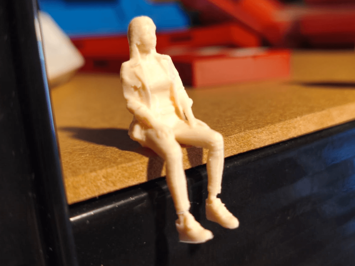Seated Woman Figure Jacket Dioramas & Scale Models
